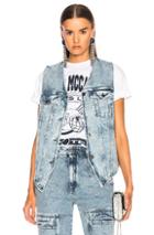 Stella Mccartney Harley Denim Vest In Blue