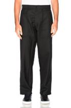 Comme Des Garcons Shirt Gabardine Pants In Black