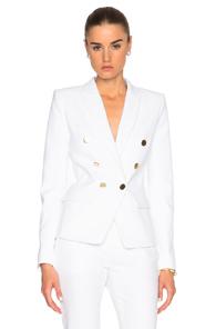 Alexandre Vauthier Cotton Blazer In White