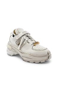 Maison Margiela Low Top Artisanal Sneaker In White
