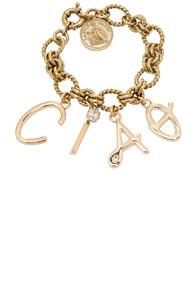 Lanvin Ciao Charms Bracelet In Metallics