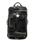 Givenchy Leather & Star Backpack In Black