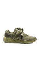 Fenty By Puma Bow Satin Sneakers In Green