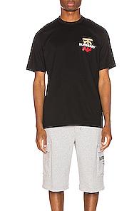 Burberry Gately Tee In Black