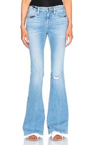 Frame Denim Le High Flare In Blue