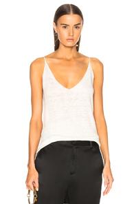 Nili Lotan Verano Linen Cami Top In Neutrals
