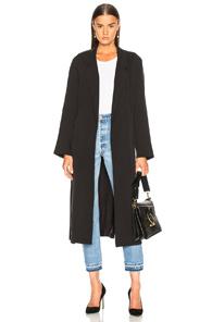 Smythe Bathrobe Trench Coat In Black