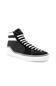 Givenchy Mid Top Sneakers In Black