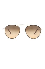 Garrett Leight Innes Sunglasses In Metallics