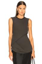 Rick Owens Ellipse Top In Brown