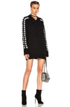 Y Project Long Oversized Knitted V Neck Sweater In Black