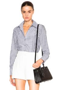 Suno Fwrd Exclusive Button Up In Stripes,black