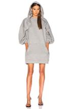 Y Project Paneled Hoodie In Gray