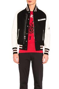 Coach 1941 Zipped Varsity Jacket In Black