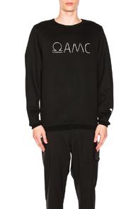 Oamc Omega Logo Sweatshirt In Black