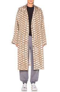 Vetements Waterproof Carcoat In Brown,black,neutral