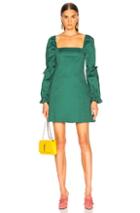 Staud Tai Dress In Green