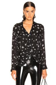 L'agence Mariposa Blouse In Black,stars