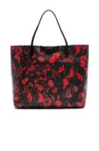 Givenchy Large Floral Printed Antigona Shopping Bag In Red,floral