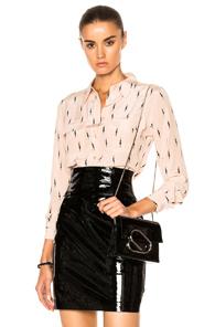 Equipment X Kate Moss Slim Signature Top In Pink