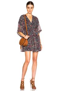 Iro Davia Dress In Red,abstract,gray