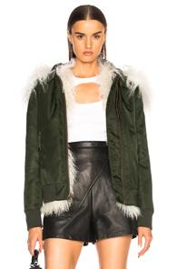 Mr & Mrs Italy Slim New York Bomber Jacket In Green