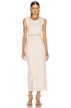 Raquel Allegra Maxi Dress In Neutral