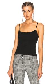 Alexander Wang Constructed Tank Top In Black