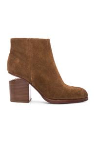 Alexander Wang Gabi Suede Booties In Brown