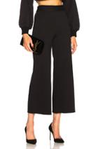 Sally Lapointe Wide Leg Pant In Black