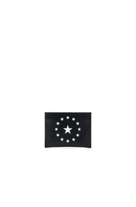 Givenchy Star Print Cardholder In Black