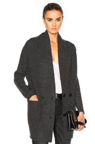 Soyer Cashmere Cardigan In Gray