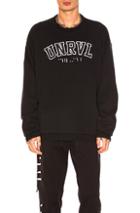 Unravel Panel Sweatshirt In Black