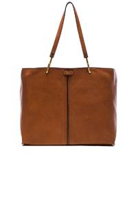 Chloe Large Keri Tote In Brown