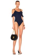Karla Colletto Temptation Swimsuit In Black,blue