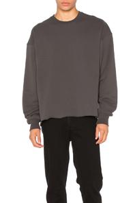 Fear Of God Long Sleeve Crewneck Sweatshirt In Gray