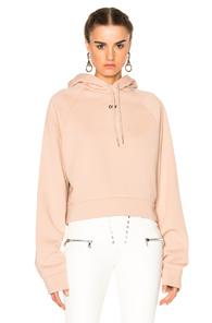 Off-white Off Stamp Hoodie In Neutrals
