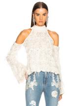 Jonathan Simkhai Sparkle Sweater In White