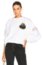 Acne Studios Fire Capsule Sweatshirt In White