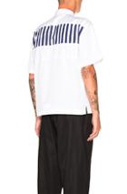 Marni Dry Twisted Cotton Shirt In White,stripes