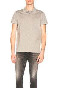 Saint Laurent Sport Polo In Gray