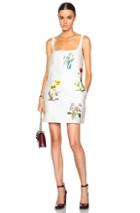 Stella Mccartney Marianne Botanical Embroidery Dress In White,floral