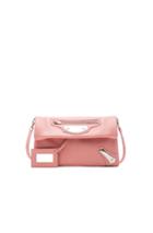 Balenciaga Metal Plate Envelope In Pink