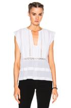 Isabel Marant Etoile Rodge Vintage Top In White