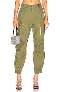 Alexander Wang Workwear Trouser Pant In Green