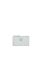 Fendi Zip Card Case In Gray
