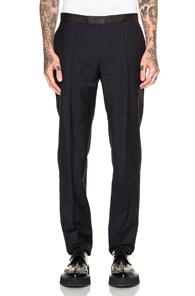 Alexander Mcqueen Suiting Trousers In Blue