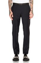Alexander Mcqueen Suiting Trousers In Blue