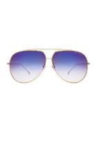 Dita 18k Gold Condor Sunglasses In Metallics