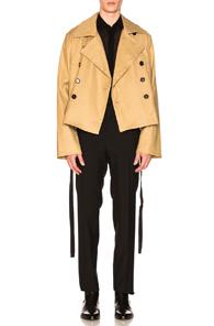 Ann Demeulemeester Military Jacket In Neutral